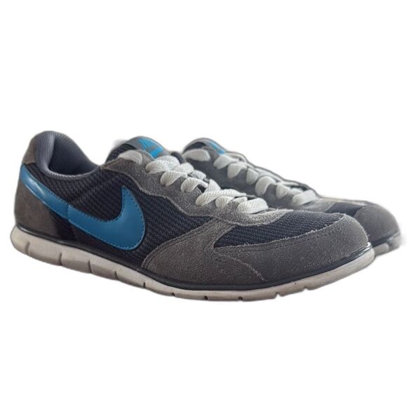 Nike Eclipse Anthracite Grey/Blue/Black Lace Up Sneakers - Picture 1 of 7